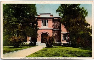 Postcard NY Albany Institute and Historical and Art Society