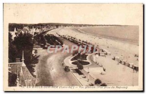 Old Postcard La Baule Sea Loire Inf General view View of the Majestic taken