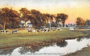 Orange County Dairy Farm Middletown, New York Postcard
