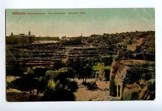 127479 PALESTINE BETHLEHEM General View Vintage colorful PC