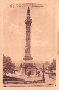 Colonne deu Congress Bruxelles Belgium Unused 