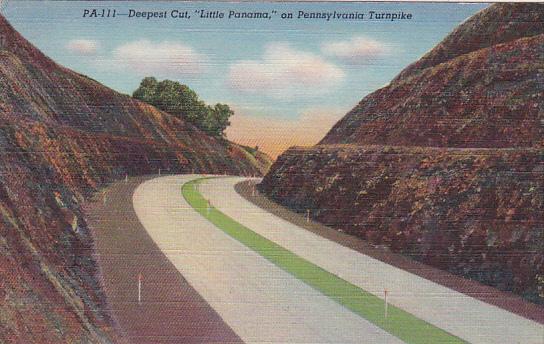 Deepest Cut Little Panama On Pennsylvania Turnpike Curteich