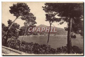 Old Postcard Menton General view