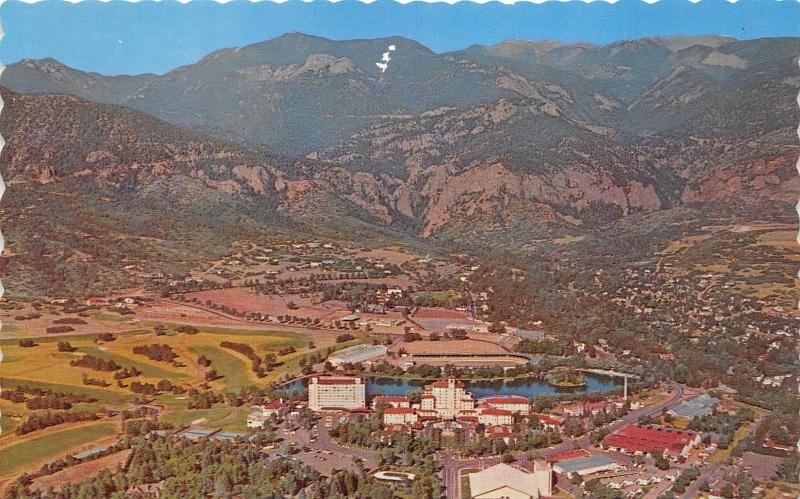 Colorado Springs Colorado~Broadmoor Hotel~Lake-Ice Palace-Penrose Stadium~1950s