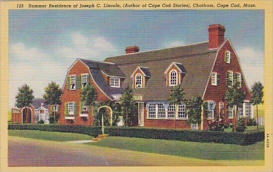 Summer Residence Of Joseph C Lincoln Chatham Cape Cad Massachusetts