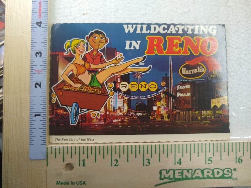 Postcard The Fun City of the West, Reno, Nevada
