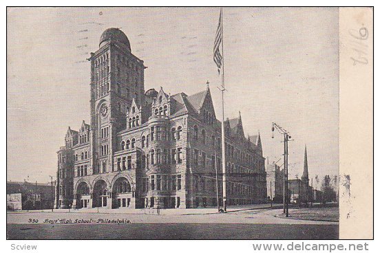 Boys' High School, Philadelphia, Pennsylvania, PU-1907