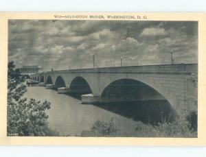 Unused 1920's ARLINGTON BRIDGE Washington DC d4366