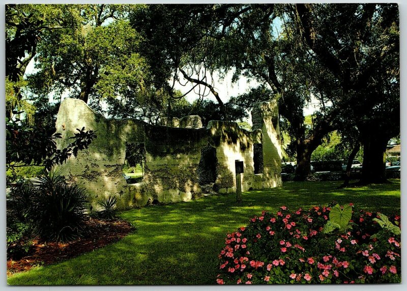 Retreat Plantation Hospital Ruins, St. Simons Island, Georgia - Postcard 