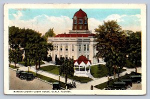 J93/ Ocala Florida Postcard c1910 Marion County Court House  194