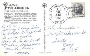 HOLDING'S LITTLE AMERICA Wyoming Lincoln Highway Roadside 1969 Vintage Postcard