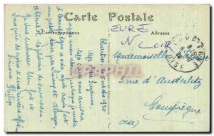 Old Postcard Chartres Cathedrale Virgin Pillar