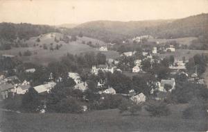 Gilsum New Hampshire Birdseye View Of City Real Photo Antique Postcard K83976