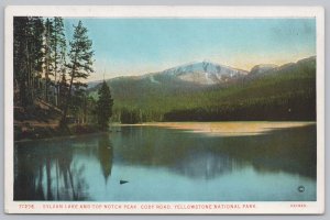 National & State Parks~Sylvan Lake & Top Notch Peak Cody Road~Vintage Postcard