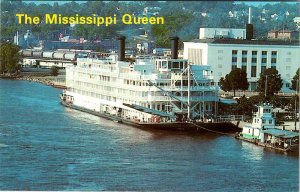 Postcard BOAT SCENE Burlington Iowa IA AO6161