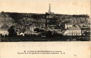 CPA Le Chateau de ROCHECORBON et la Lanterne - Vue prise de la rive... (227116)