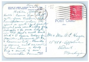 Vintage Mobile Alabama Postcard P132E