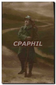 Old Postcard Fancy Man Army Soldier