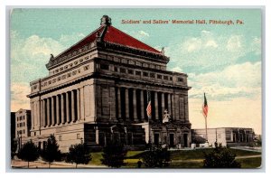 Soldiers' and Sailors' Memorial Hall Pittsburgh Pennsylvania UNP DB Postcard P19