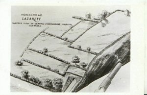 Channel Islands Postcard - Plan of German Underground Hospital - Guernsey TZ2007