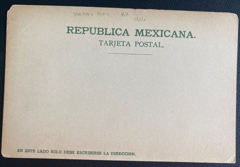 Mint Mexico Picture Postcard President Porfirio Diaz 1906
