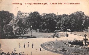 Tradgardsforeningens Restaurant Goteborg Postal Used Unknown 