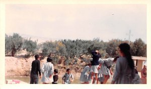 Tourist at site of baptism Jordan River Jordan Non Postcard Backing 