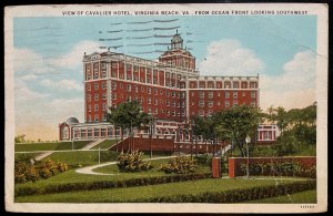 Vintage Postcard 1933 Cavalier Hotel, Virginia Beach, Virginia (VA)