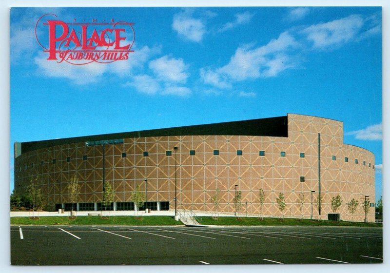 PALACE of AUBURN HILLS, Michigan MI ~ Basketball DETROIT PISTONS  4x6 Postcard