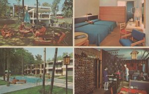 Quebec Hotel-Motel Henri IV Swimming Pool Canada Postcard