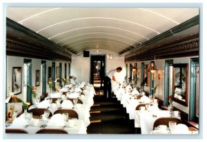 Dining Car West Shoe Rail Excursions Jersey Central Railroad Postcard