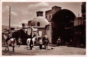 DAMAS DAMASCUS LEBANON DU SOUCK MEIDAT PACHA PHOTO  POSTCARD