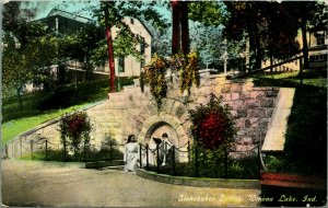 Studebaker Springs Winona Lake Indiana IN UNP 1910s DB Postcard B9