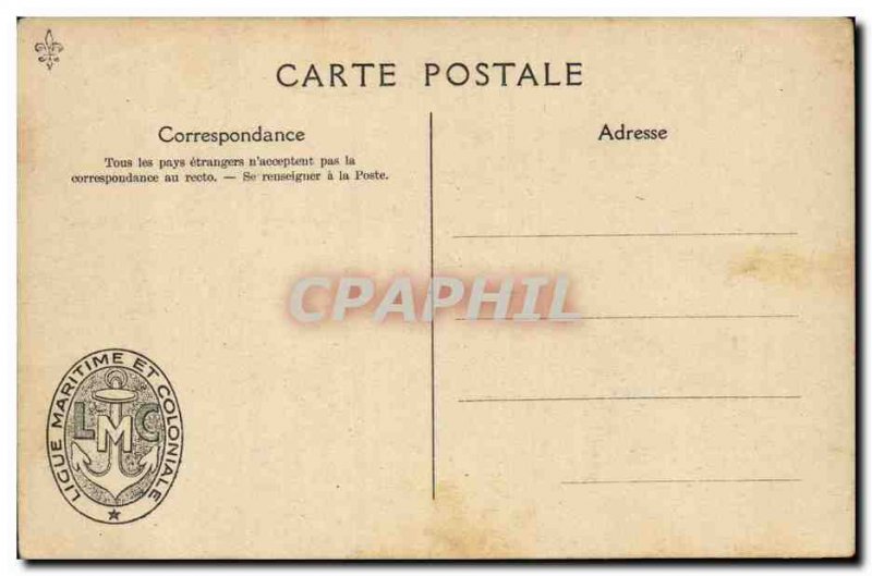 Old Postcard Maritime League and French colonial 30 bd des Capucines Paris 9t...