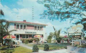 Postcard 1953 Florida St. Petersburg Pelican Apartments & Rooms Dexter 22-2250