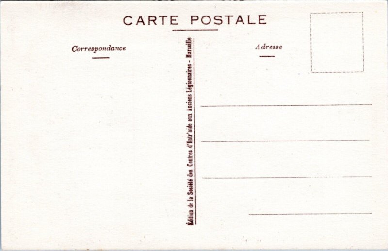 Postcard Foreign Legion  3rd Regiment Sapper and 2nd Regiment Legionnaire