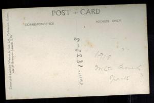 1918 Mint RPPC England Real picture postcard RAF Royal Air Force Intersports day