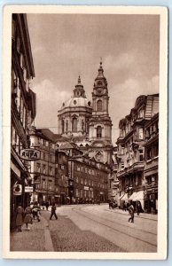 PRAGUE St. Nicholas Church Czech Republic Postcard