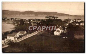 Old Postcard Hendaye (B P) Beach Road Hotel Eskualduna Villas Cape Figuier (S...