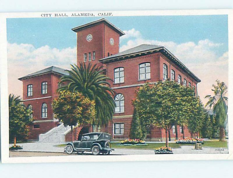 Unused W-Border CITY HALL SCENE Alameda California CA hs5933-12