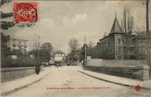 CPA FONTENAY-sous-BOIS - le pont du chemin de fer (145609)