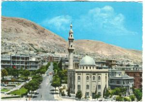 Syria, Damascus, Abi El Ala Street, 1960s used Postcard