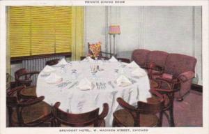 Illinois Chicago Brevoort Hotel Private Dining Room