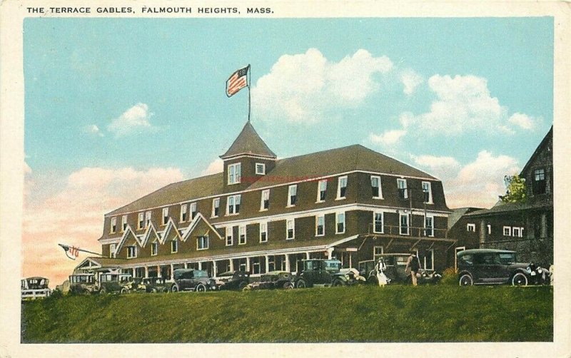 MA, Falmouth Heights, Massachusetts, The Terrace Gables, Tichnor 113886