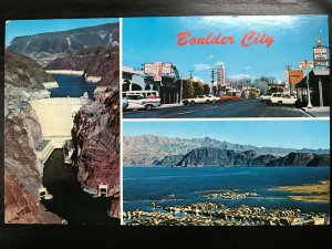 Vintage Postcard 1960's Boulder City - Hoover Dam Nevada