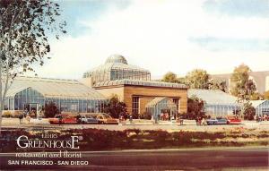 San Diego CA~Lehr's Greenhouse~Restaurant & Florist~1970s Artist Conception PC 