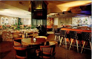 Scottsdale, AZ Arizona MOUNTAIN SHADOWS RESORT~COCKTAIL LOUNGE Bar View Postcard