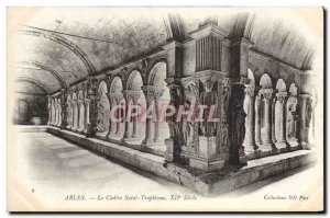 Old Postcard Arles Le Cloitre Saint Trophisme