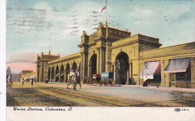 Ohio Columbus Union Station 1910