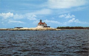The cuckolds lighthouse Boothbay Harbor, Maine USA Unused